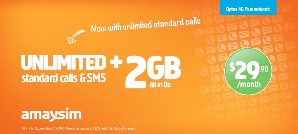 Amaysim 2GB plan
