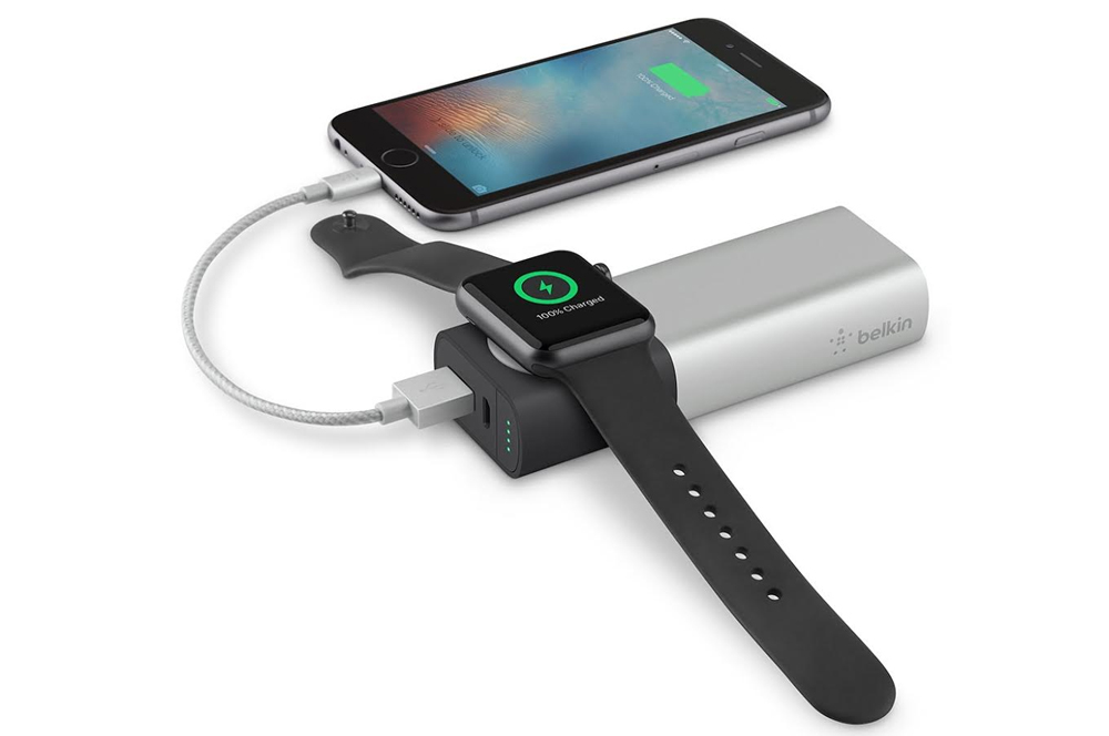 Belkin's new battery pack charges your iPhone and Apple Watch at the same time