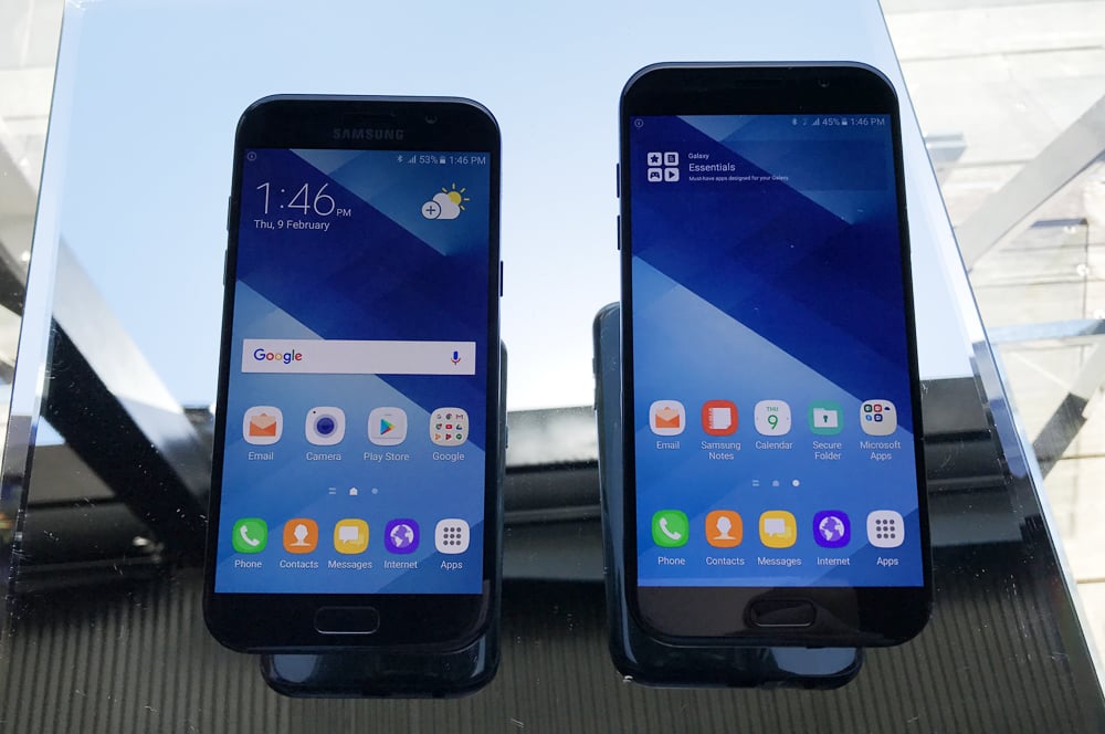 Water-resistance on the kind-of-cheap: Samsung Galaxy A7 and A5 available from February 16 