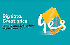 Optus SIM Only offer: 15GB for $40