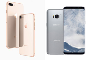 Phone face off: iPhone 8 vs. Galaxy S8