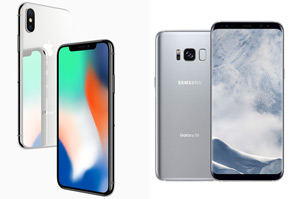Phone face off: iPhone X vs. Galaxy S8