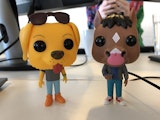 Plastic figurines close-up - shot by iPhone 8