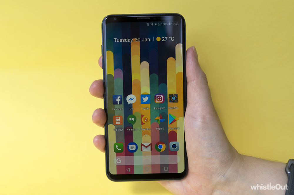 LG V30+ in hand LG V30+ in hand