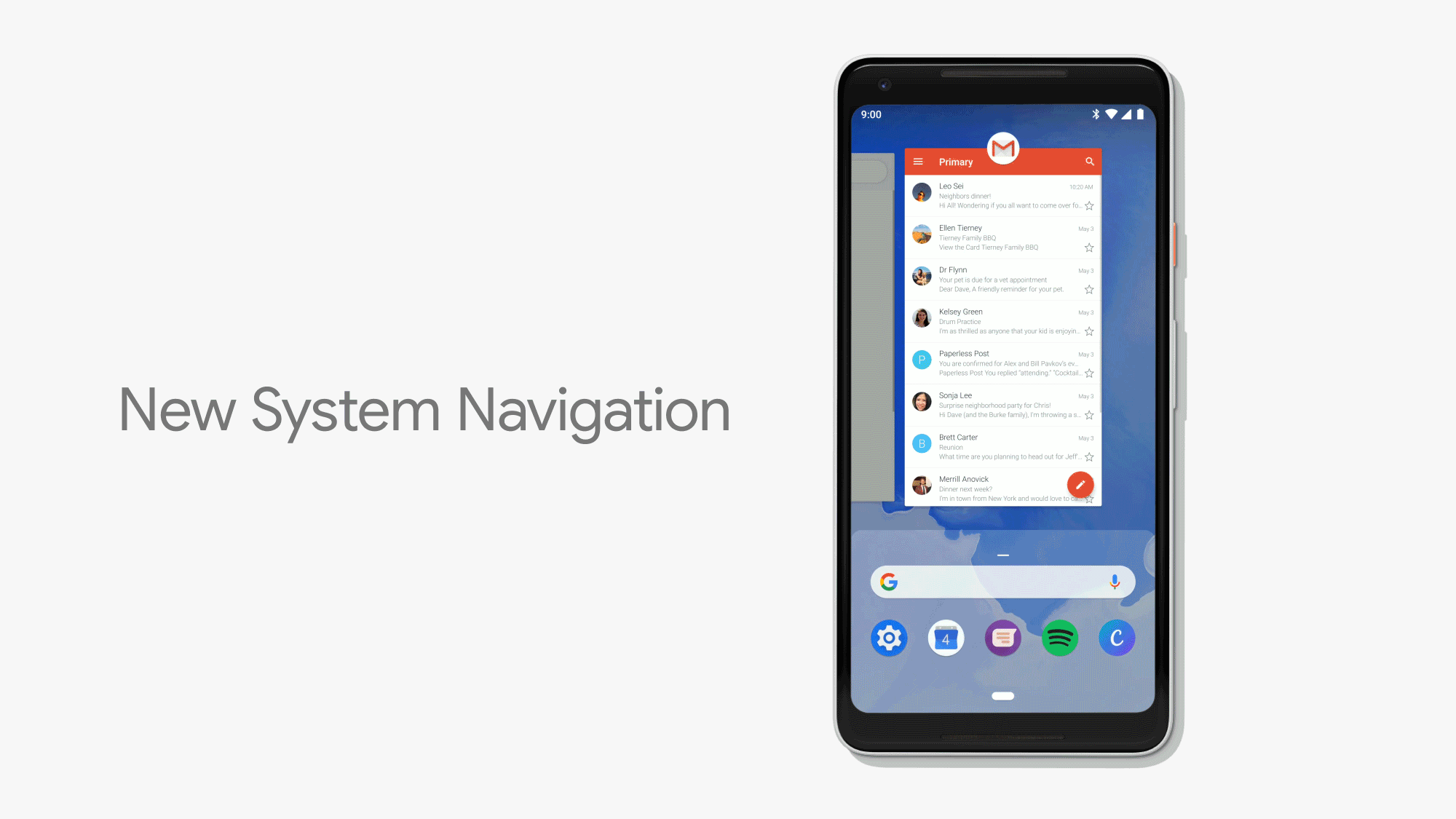 New Android navigation New Android navigation