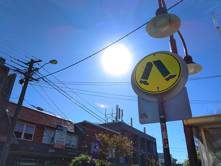 Nokia 6.1 camera sample: street sign Nokia 6.1 camera sample: street sign