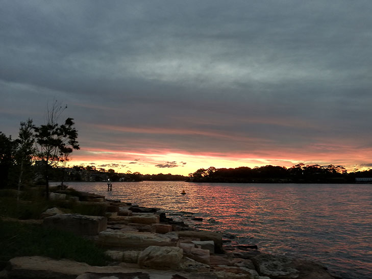 Huawei Nova 3e camera sample: sunset