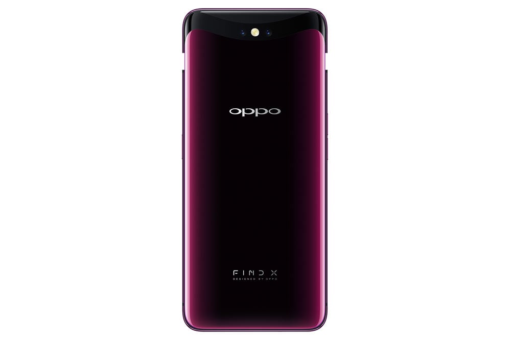 OPPO Find X back with cameras revealed
