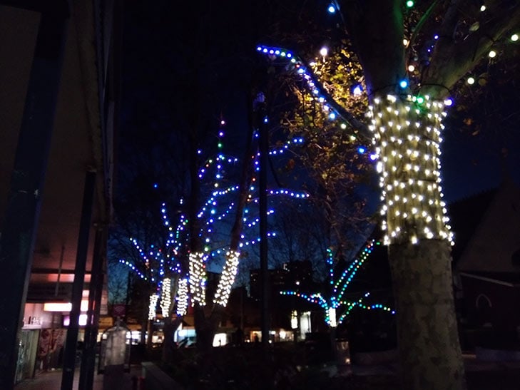 Nokia 3.1 camera sample: lights at night Nokia 3.1 camera sample: lights at night