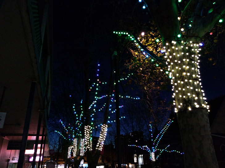 Moto E5 camera sample: pretty lights Moto E5 camera sample: pretty lights