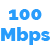 100Mbps 100Mbps