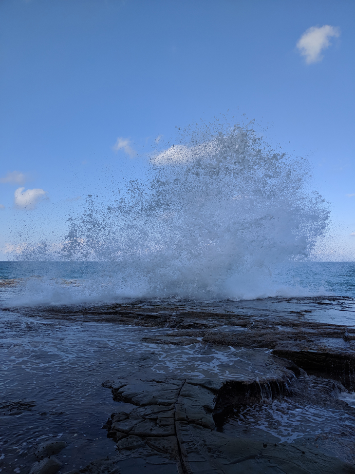 Google Pixel 3a camera sample: Waves Google Pixel 3a camera sample: Waves