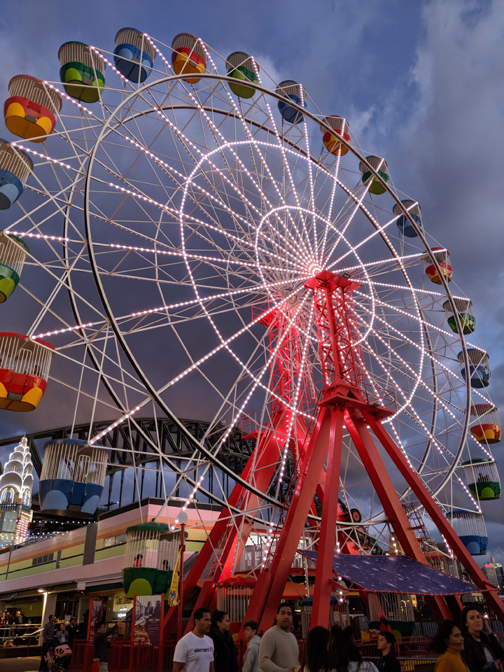 Google Pixel 3a camera sample: Ferris Wheel Google Pixel 3a camera sample: Ferris Wheel