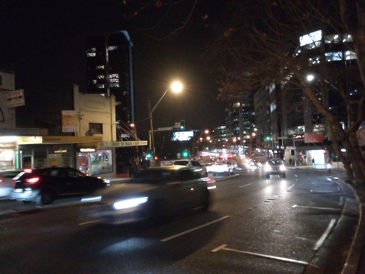 Nokia 1 Plus camera sample: street at night Nokia 1 Plus camera sample: street at night