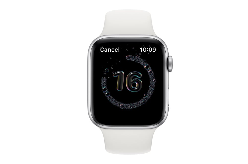 Apple Watch handwashing mode Apple Watch handwashing mode