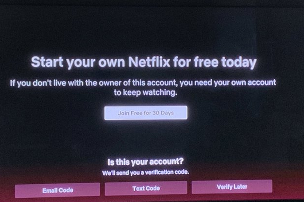 Netflix is testing a crackdown on password sharing 