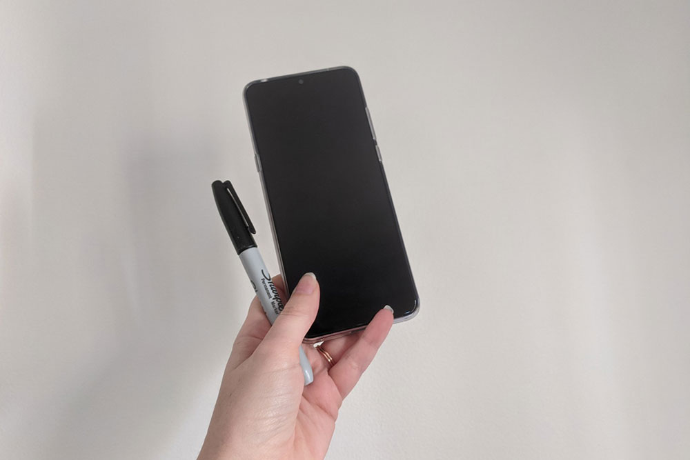 TCL 20 SE with sharpie TCL 20 SE with sharpie