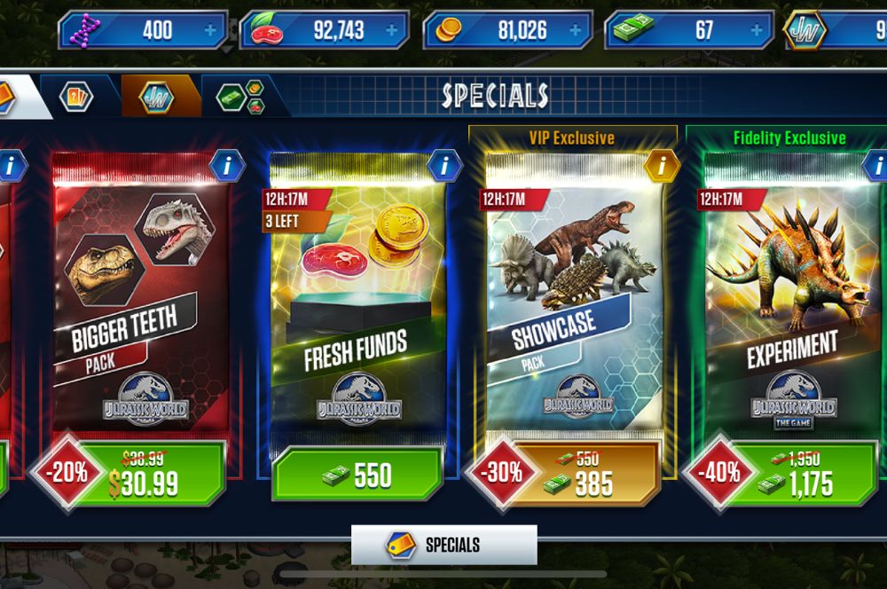Screenshot from Jurassic World the Game Screenshot from Jurassic World the Game