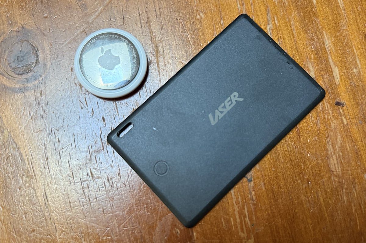 AirTag and Laser Card AirTag and Laser Card