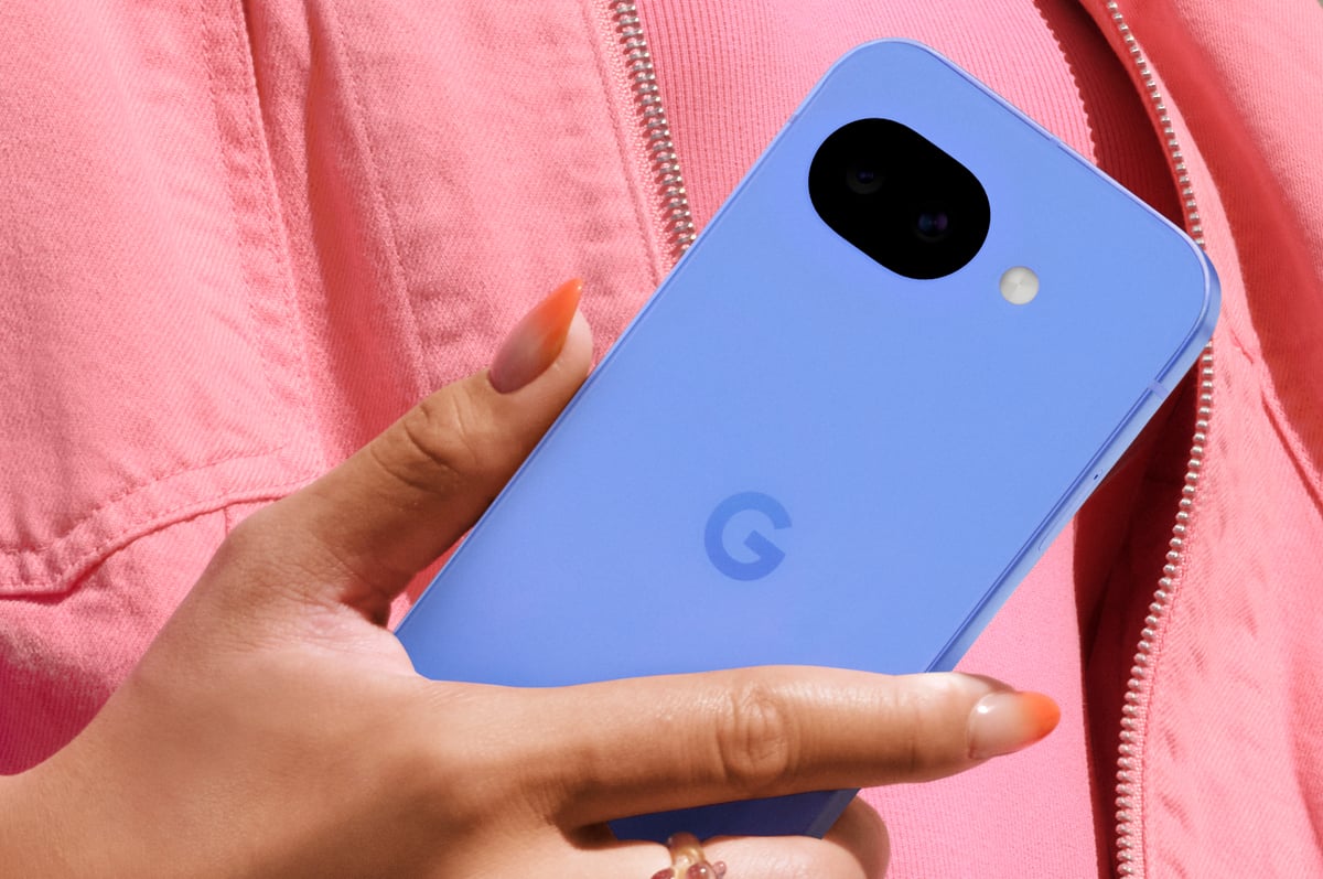 Pixel 10a in hand Pixel 10a in hand