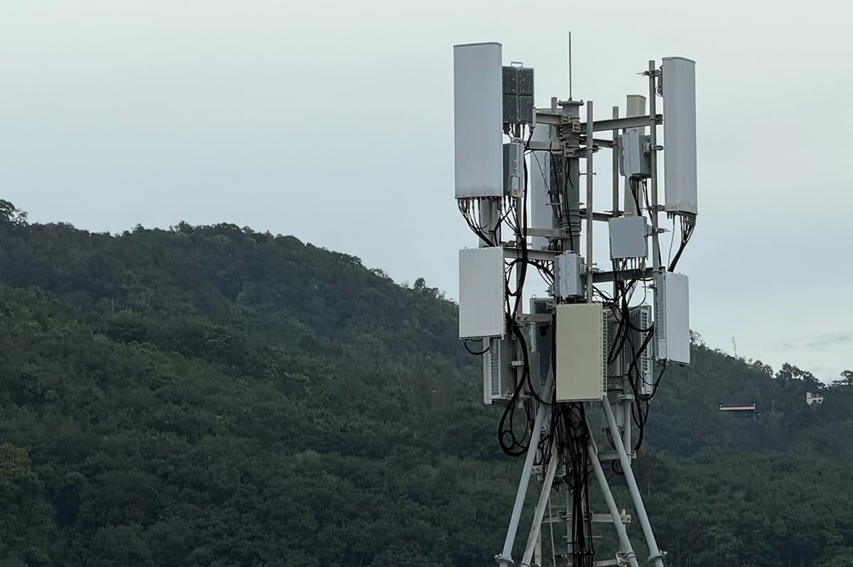 A mobile tower A mobile tower