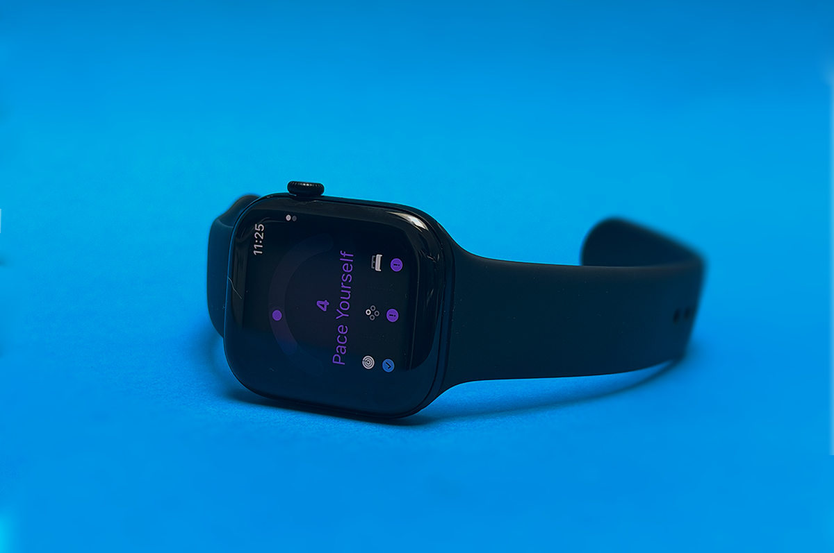 Apple Watch Series 12 lying on its side with a Readiness Score of 4 Apple Watch Series 12 lying on its side with a Readiness Score of 4