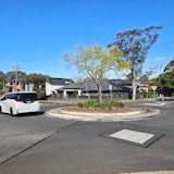 Roundabout in the day Roundabout in the day
