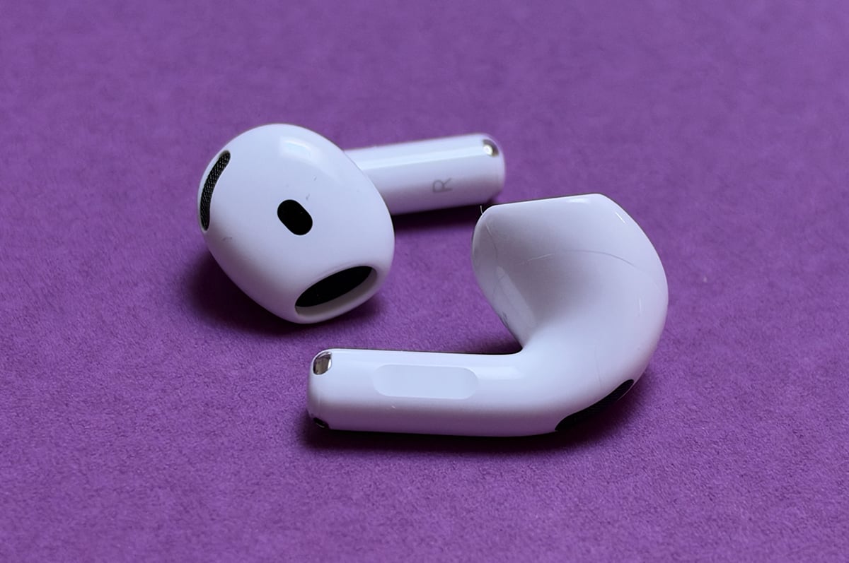 AirPods 5 outside of their case AirPods 5 outside of their case