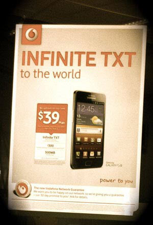 Vodafone Infinite Text